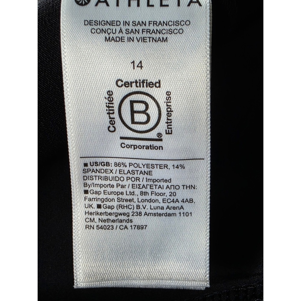 Athleta Endless Hi-Rise Cargo Pants Snap Cuff Zip Pockets 14 Utility Stretch - Picture 10 of 12